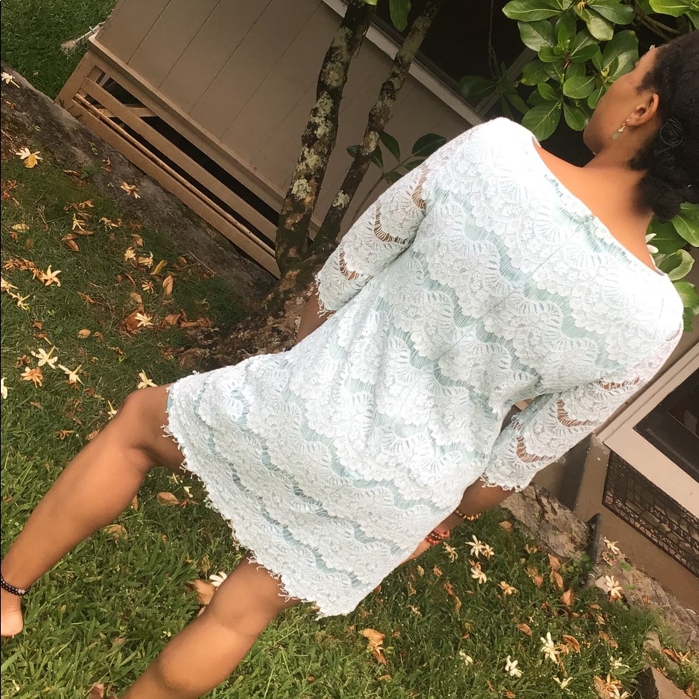 Jessica Howard Long Lace Dress